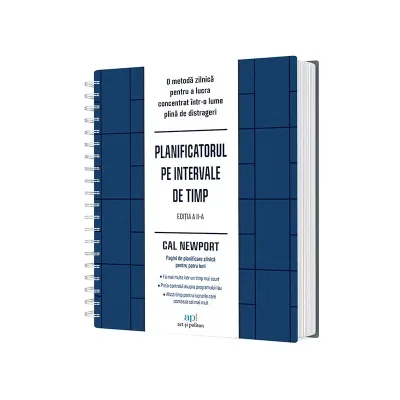 Planificatorul pe intervale de timp — Romanian edition cover